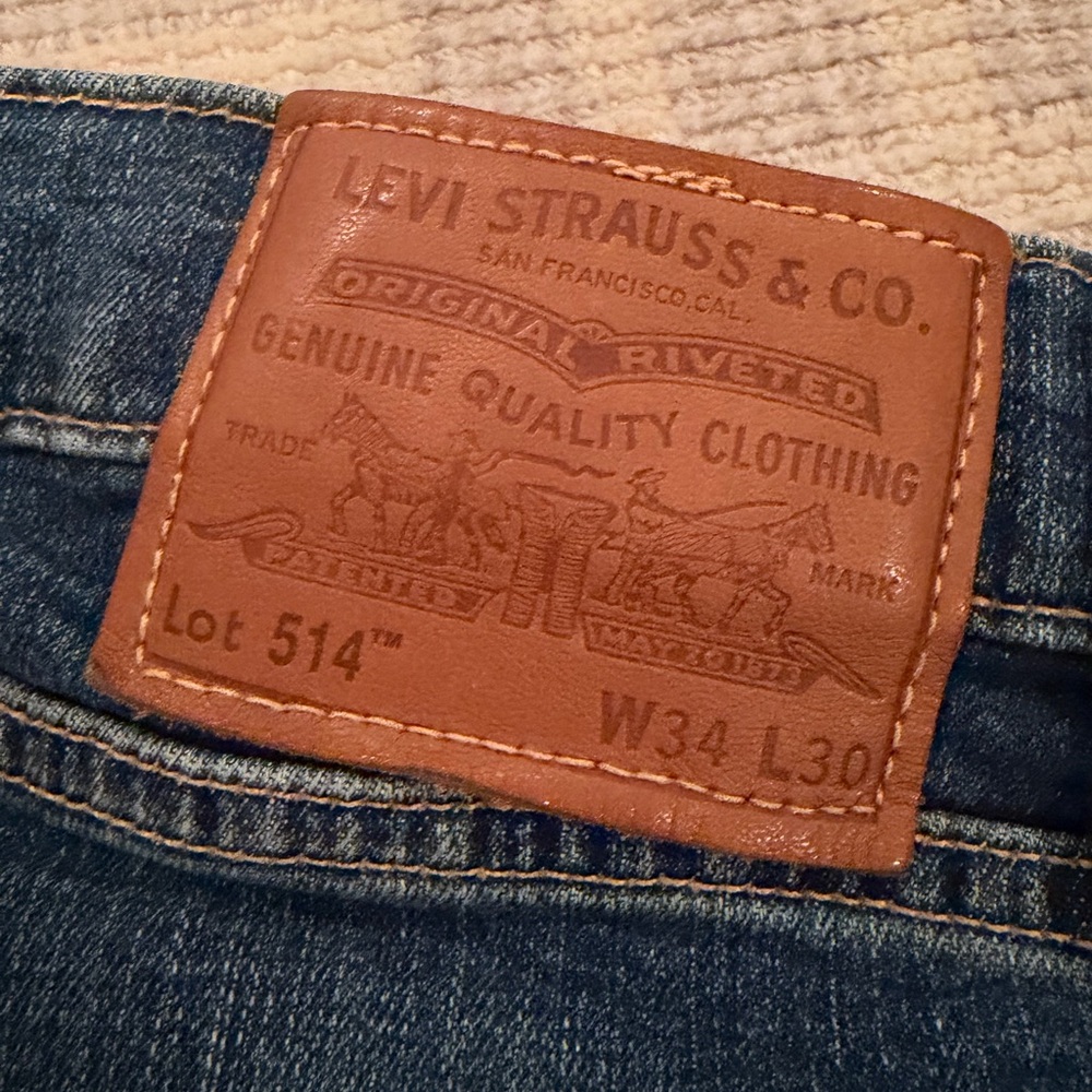 Levi's Men's Denim Jeans Lot 514 34x30